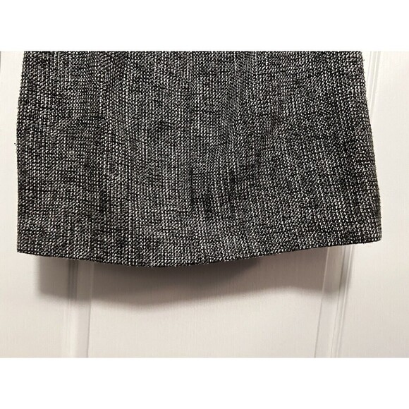 Banana Republic Tweed Mini Skirt Women’s Size 4 Black White Woven Texture Zipper - Picture 13 of 13
